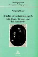 Cover-Bild «Findet, so werdet ihr suchen!»- Die Brüder Grimm und das Sprichwort