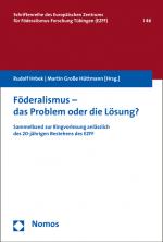 Cover-Bild Föderalismus - das Problem oder die Lösung?