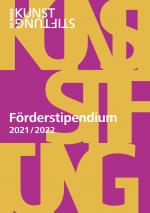 Cover-Bild Förderstipendium 2021/2022