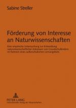 Cover-Bild Förderung von Interesse an Naturwissenschaften