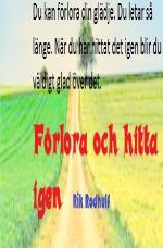 Cover-Bild Förlora och hitta igen