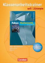 Cover-Bild Fokus Mathematik - Gymnasium Baden-Württemberg / Band 6 - Klassenarbeitstrainer
