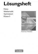Cover-Bild Fokus Mathematik - Nordrhein-Westfalen - Bisherige Ausgabe / 5. Schuljahr - Lösungen zum Schülerbuch