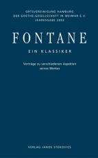 Cover-Bild Fontane. Ein Klassiker. Vorträge zu verschiedenen Aspekten seines Werkes