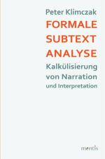 Cover-Bild Formale Subtextanalyse