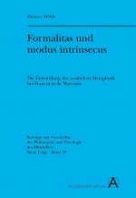Cover-Bild Formalitas und modus intrinsecus
