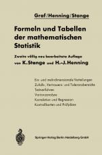 Cover-Bild Formeln und Tabellen der mathematischen Statistik