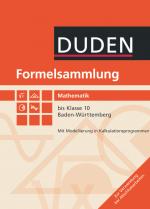 Cover-Bild Formelsammlung bis Klasse 10 - Mathematik - Baden-Württemberg