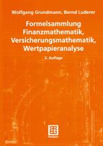 Cover-Bild Formelsammlung Finanzmathematik, Versicherungsmathematik, Wertpapieranalyse