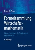 Cover-Bild Formelsammlung Wirtschaftsmathematik