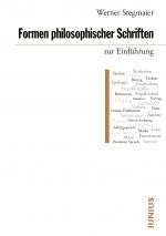 Cover-Bild Formen philosophischer Schriften zur Einführung