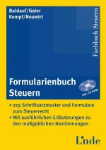 Cover-Bild Formularienbuch Steuern