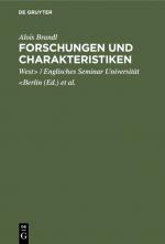 Cover-Bild Forschungen und Charakteristiken