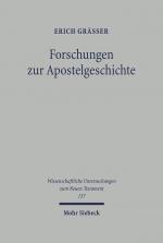 Cover-Bild Forschungen zur Apostelgeschichte