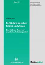 Cover-Bild Fortbildung zwischen Freiheit und Zwang