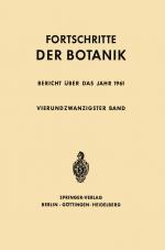 Cover-Bild Fortschritte der Botanik