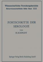 Cover-Bild Fortschritte der Serologie