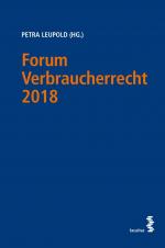 Cover-Bild Forum Verbraucherrecht 2018