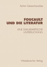 Cover-Bild Foucault und die Literatur