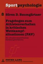 Cover-Bild Fragebogen zum Athletenverhalten in kritischen Wettkampfsituationen (FAV)