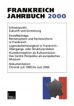 Cover-Bild Frankreich-Jahrbuch 2000