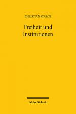 Cover-Bild Freiheit und Institutionen