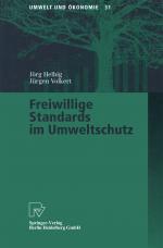 Cover-Bild Freiwillige Standards im Umweltschutz