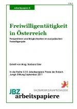 Cover-Bild Freiwilligentätigkeit in Österreich