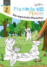 Cover-Bild Freunde am Fluss: Das ungeschickte Murmeltier - MALBUCH