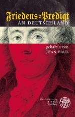 Cover-Bild Friedens-Predigt an Deutschland 1808