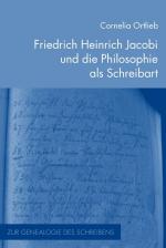 Cover-Bild Friedrich Heinrich Jacobi und die Philosophie als Schreibart