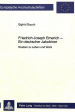 Cover-Bild Friedrich Joseph Emerich - Ein deutscher Jakobiner