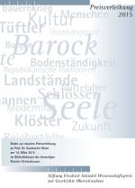 Cover-Bild Friedrich Schiedel Wissenschaftspreis zur Geschichte Oberschwabens 2015