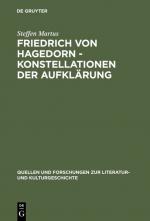 Cover-Bild Friedrich von Hagedorn - Konstellationen der Aufklärung