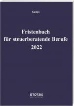 Cover-Bild Fristenbuch für steuerberatende Berufe 2022