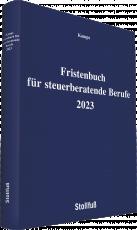 Cover-Bild Fristenbuch für steuerberatende Berufe 2023