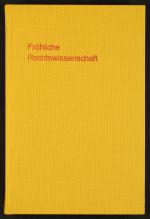 Cover-Bild Fröhliche Rechtswissenschaft