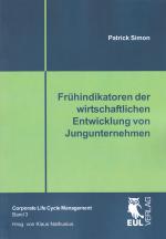 Cover-Bild Frühindikatoren der wirtschaftlichen Entwicklung von Jungunternehmen