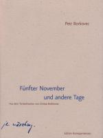 Cover-Bild Fünfter November und andere Tage
