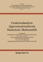 Cover-Bild Funktionalanalysis Approximationstheorie Numerische Mathematik