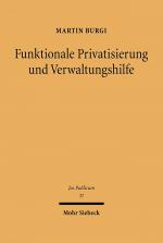 Cover-Bild Funktionale Privatisierung und Verwaltungshilfe