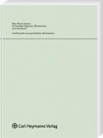 Cover-Bild Funktionale Systematisierung von Wettbewerbsrecht (UWG) und Immaterialgüterrecht
