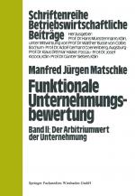 Cover-Bild Funktionale Unternehmungsbewertung