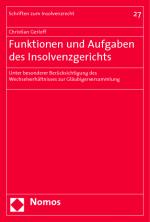 Cover-Bild Funktionen und Aufgaben des Insolvenzgerichts