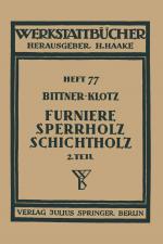 Cover-Bild Furniere — Sperrholz Schichtholz