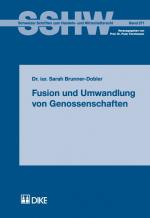 Cover-Bild Fusion und Umwandlung von Genossenschaften