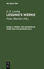Cover-Bild G. E. Lessing: Lessing’s Werke / Minna von Barnhelm, oder das Soldatenglück