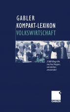 Cover-Bild Gabler Kompakt-Lexikon Volkswirtschaft
