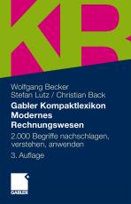 Cover-Bild Gabler Kompaktlexikon Modernes Rechnungswesen