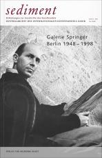 Cover-Bild Galerie Springer. Berlin 1948–1998